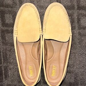 Born Yellow Suede Driving Mocs